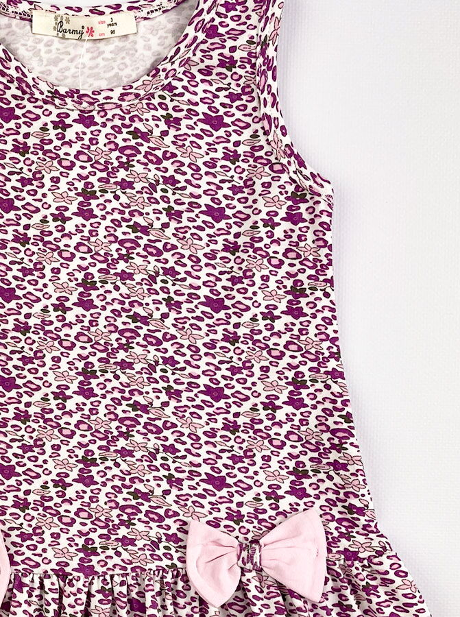 Сарафан для девочки Barmy Цветочки сиреневый 0424 - Киев