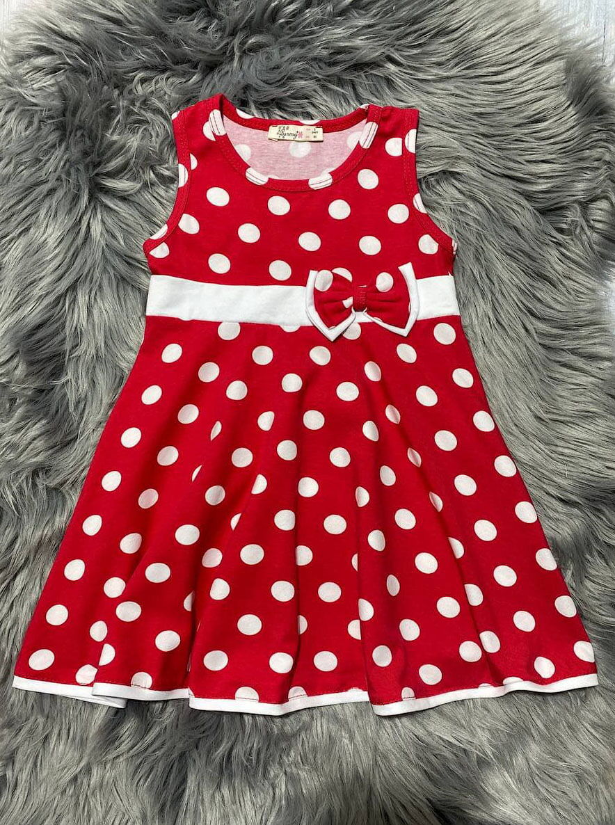 Сарафан для девочки Barmy Горошек красное 0788 - цена