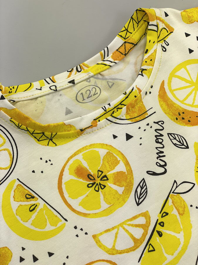 Футболка детская Фламинго Lemon молочная 787-420 - размеры