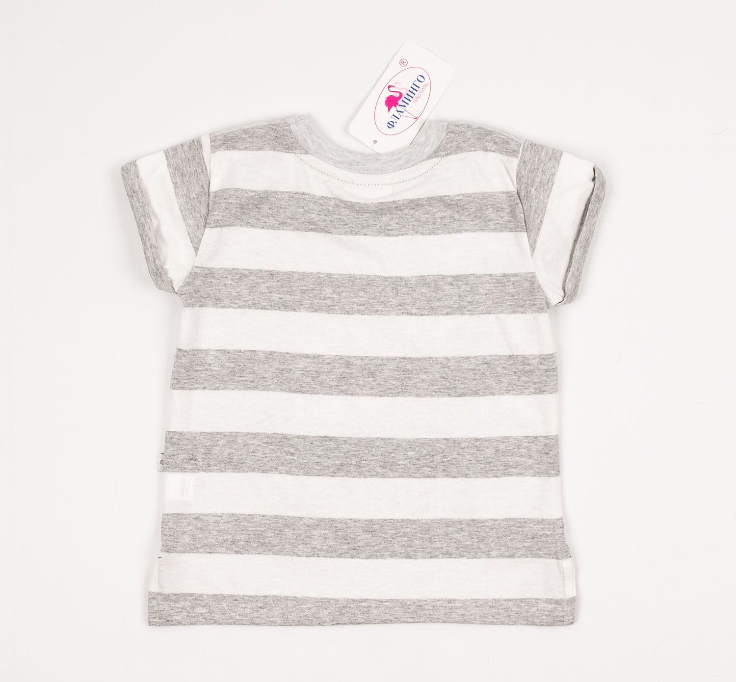 Комплект для мальчика (футболка+шорты) Фламинго серый 905-110 - купить