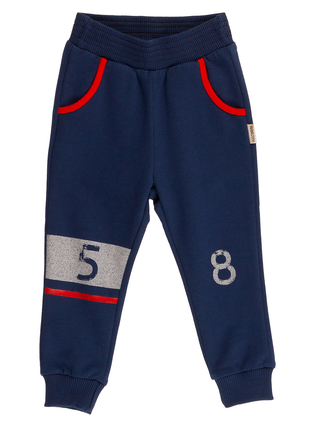 Спортивные штаны для мальчика Robinzone темно-синие ШТ-213 - цена