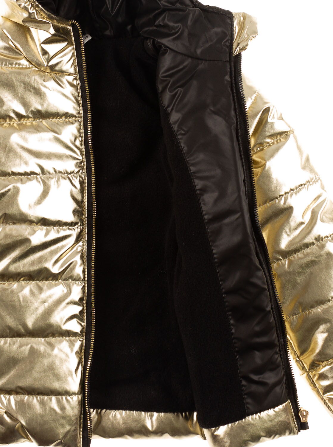 Куртка для девочки Одягайко золотая 22348 - фото