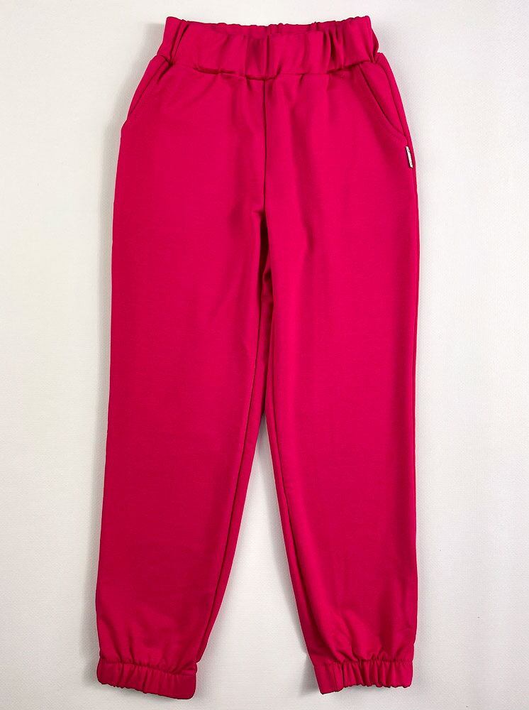 Спортивные штаны для девочки Semejka малиновые 1006 - цена