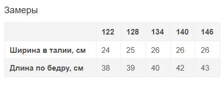 Трикотажная юбка для девочки Mevis синяя 3267-01 - фото
