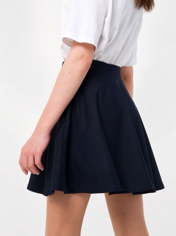 Школьная юбка для девочки SMIL темно-синяя 120254 - фотография