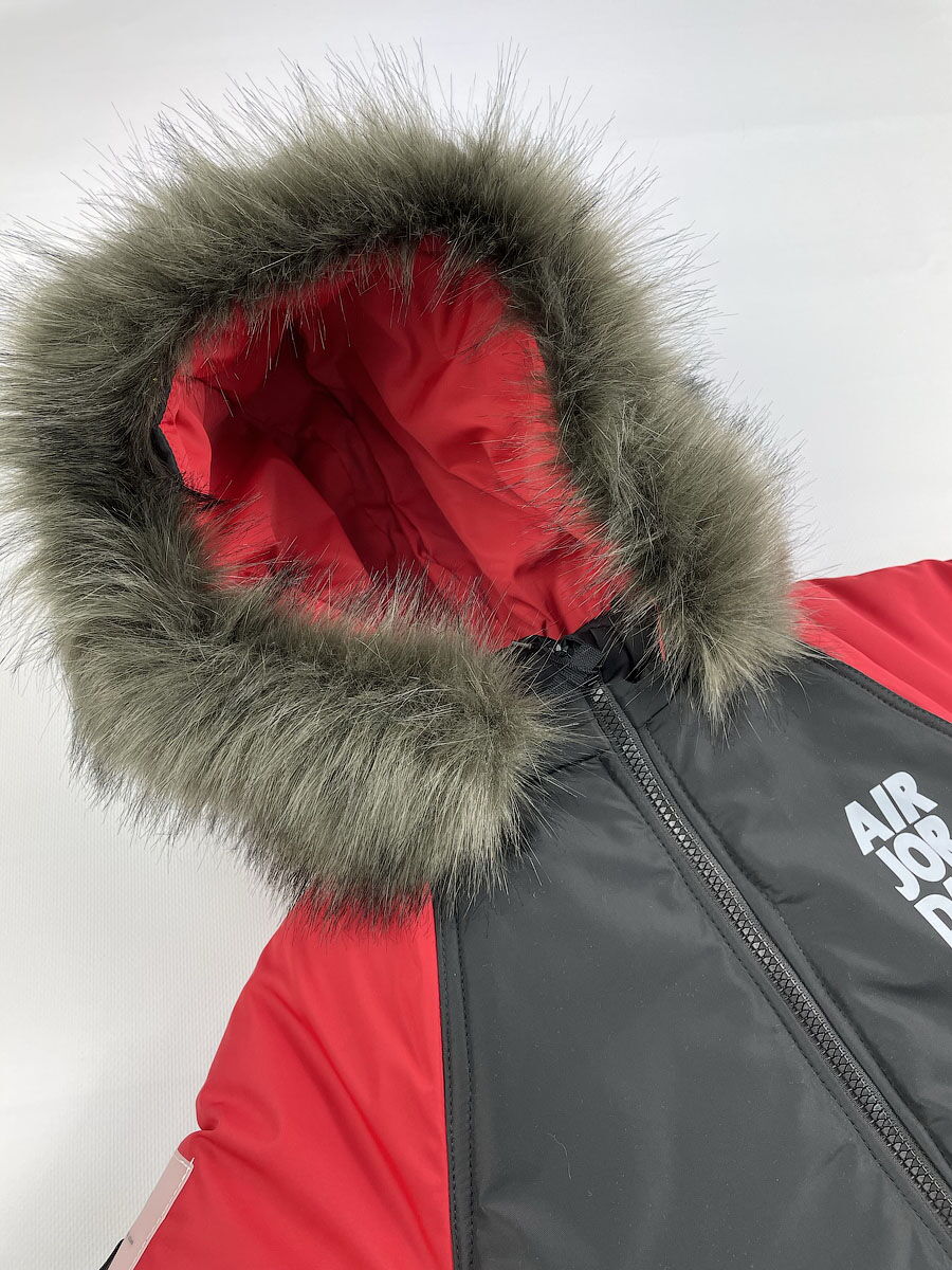 Зимняя куртка для мальчика Kidzo черная с красным 3310 - фото