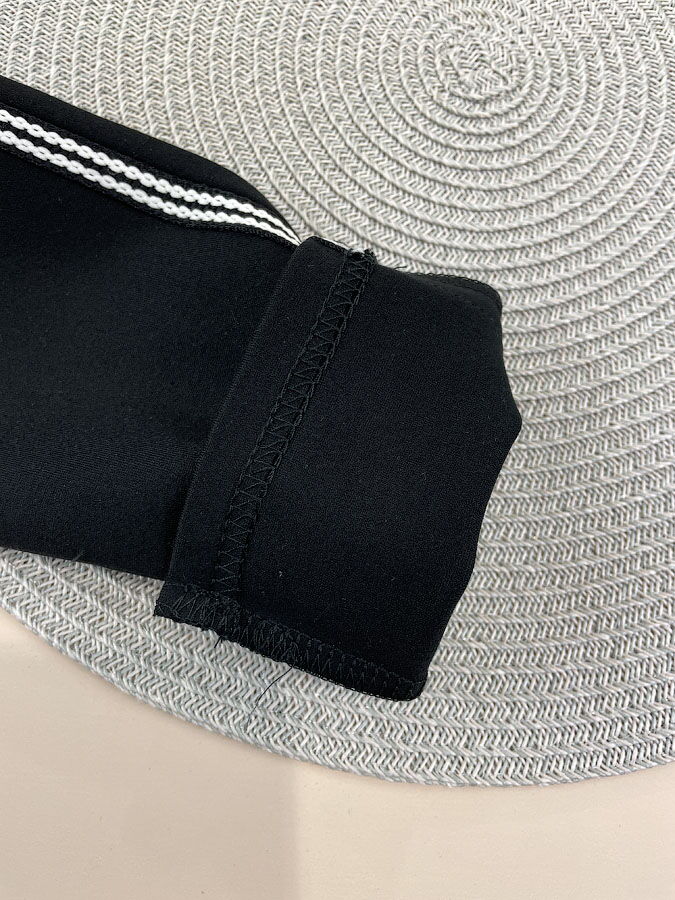 Школьные брючки-лосины для девочки Mevis College черные 4997-01 - размеры