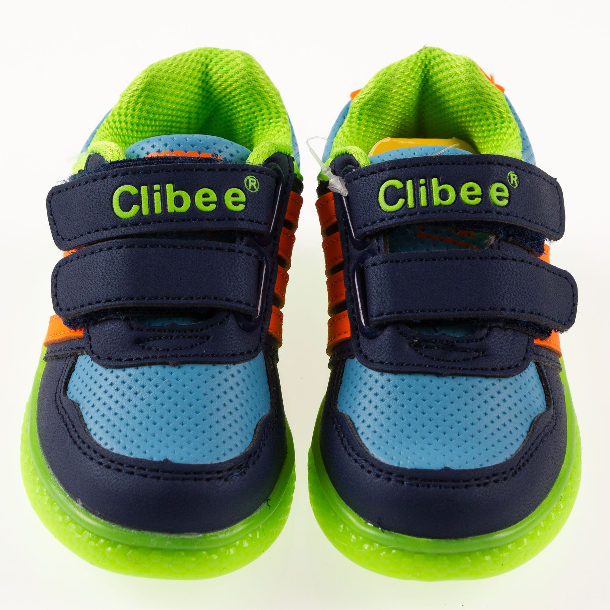 Кроссовки детские Clibee салатовые F-670 - фото
