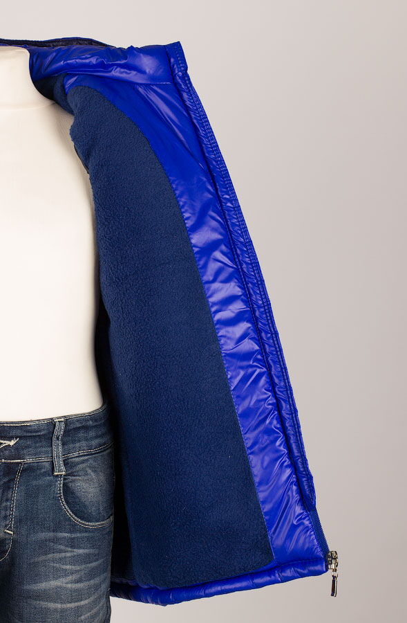 Куртка зимняя для мальчика Одягайко синяя 2570 - фотография