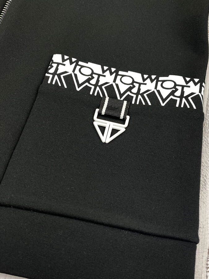 Бомбер для девочки Mevis черный 4106-02 - фото