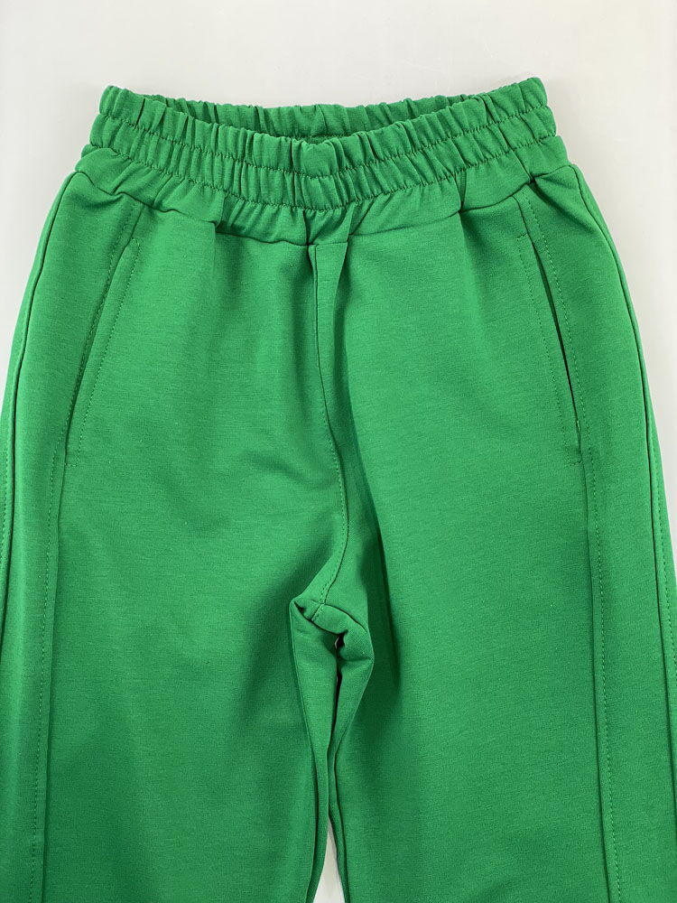 Спортивный костюм для девочки зеленый 1207 - купить