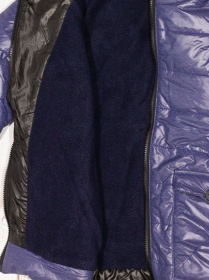Куртка для мальчика ОДЯГАЙКО темно-синяя 22169О - фото