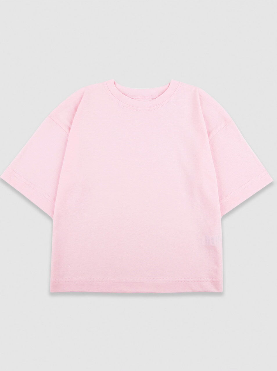 Футболка оверсайз для девочки Фламинго розовая 269-110 - цена