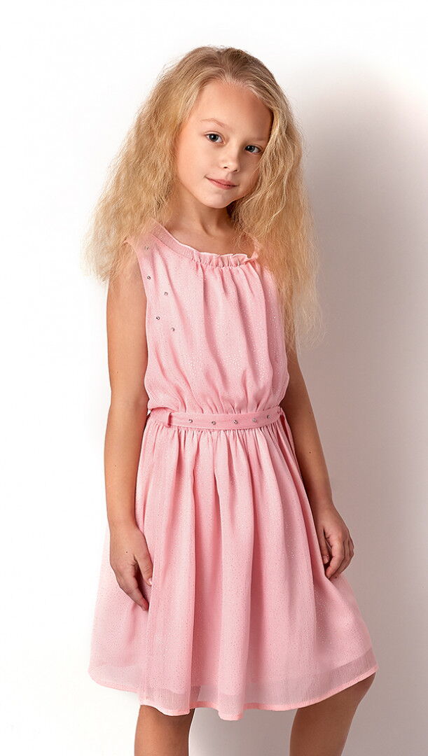 Нарядное платье для девочки Mevis розовое 3207-01 - цена
