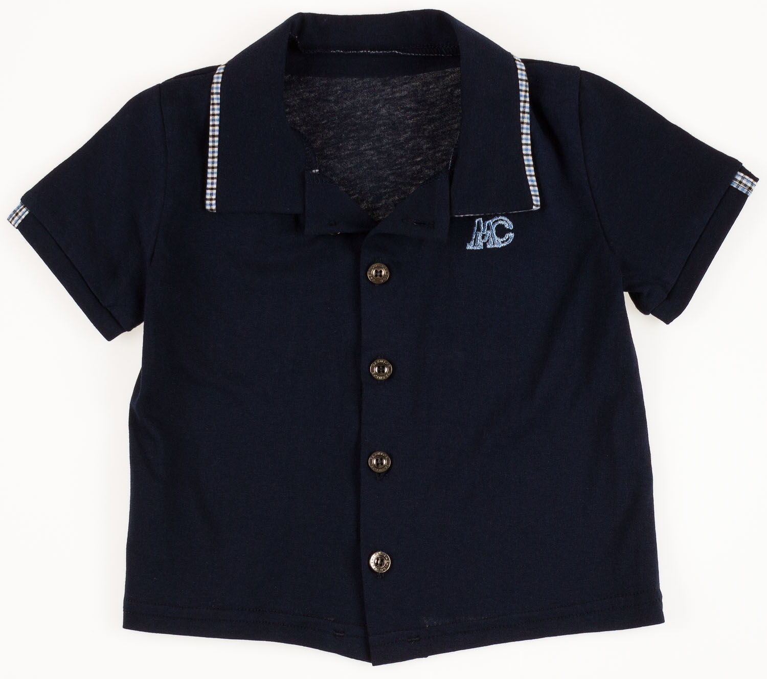 Комплект для мальчика (поло+шорты) Маленьке сонечко Джои темно-синий - фото