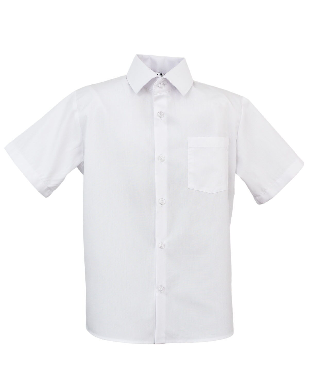 Рубашка с коротким рукавом для мальчика Bebepa белая 1105-136 - цена