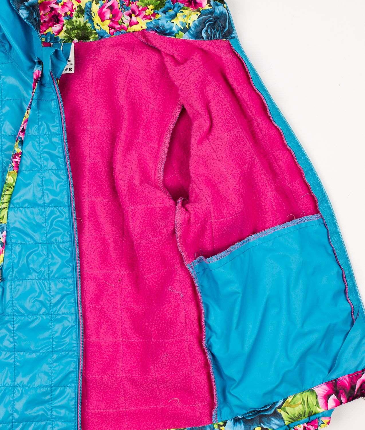 Куртка для девочки Одягайко голубая 2647 - картинка