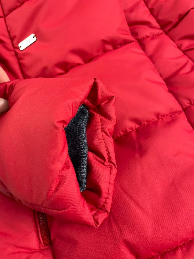 Куртка зимняя для девочки SUZIE красная Грейс ПТ-38711 - Украина