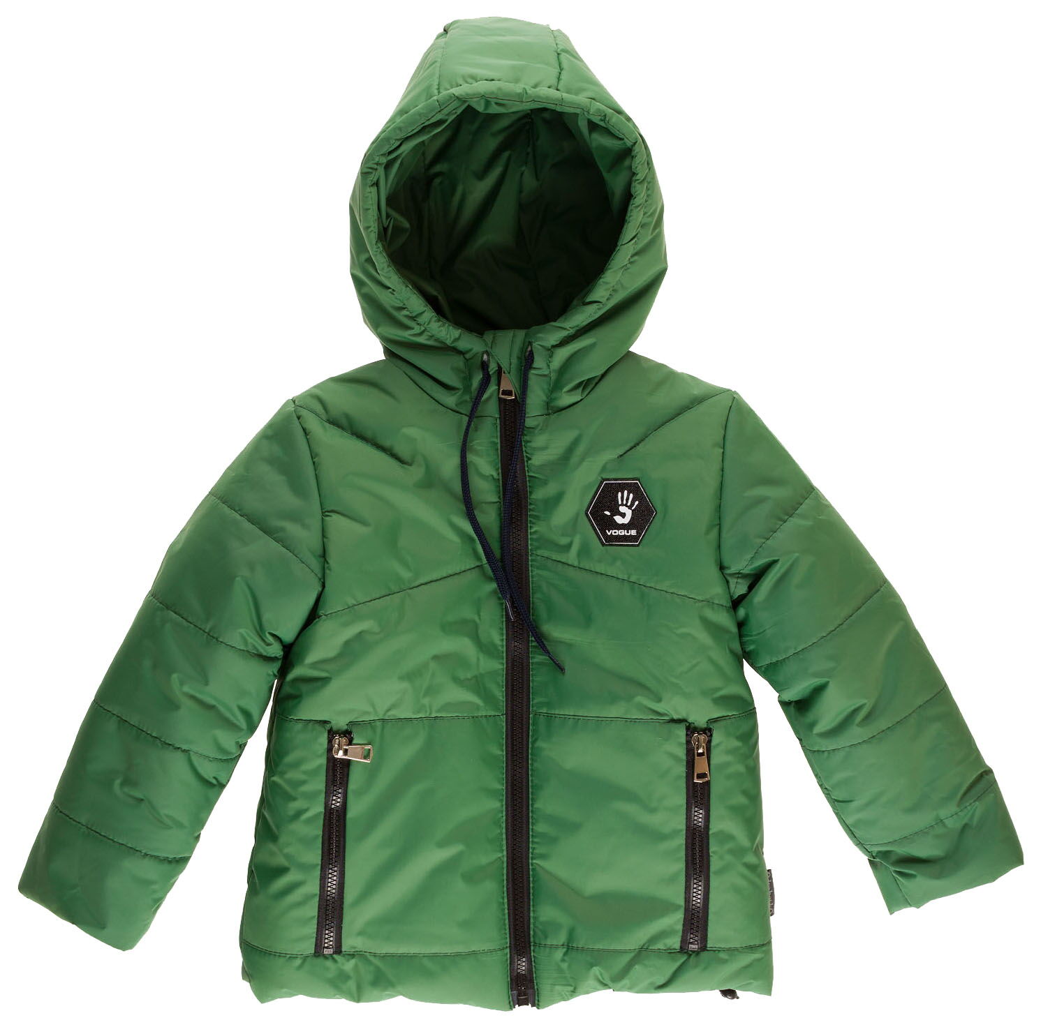 Куртка зимняя для мальчика Одягайко зеленая 20094 - цена