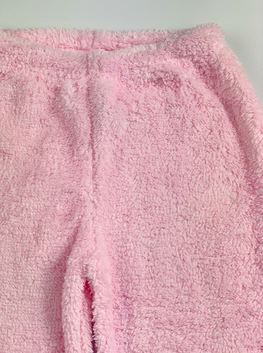 Тёплая пижама вельсофт для девочки Единорог розовая 72513 - фотография