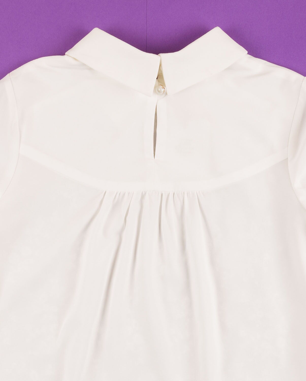 Блузка школьная SUZIE Одри молочная БЛ-24709 - размеры