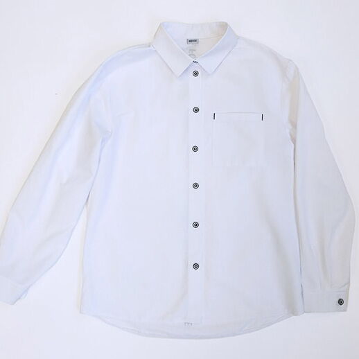 Рубашка для девочки Mevis белая 4254-01 - размеры