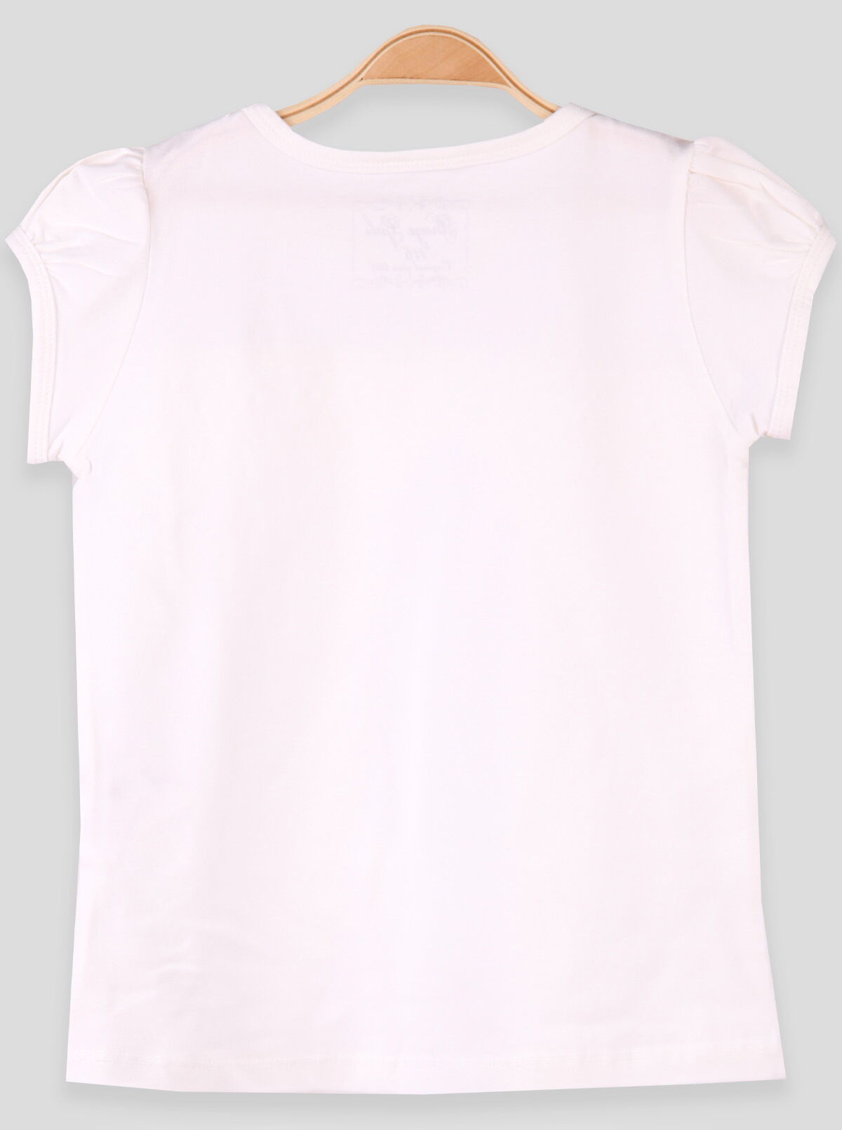 Трикотажная блузка для девочки Breeze молочная 14516 - фото