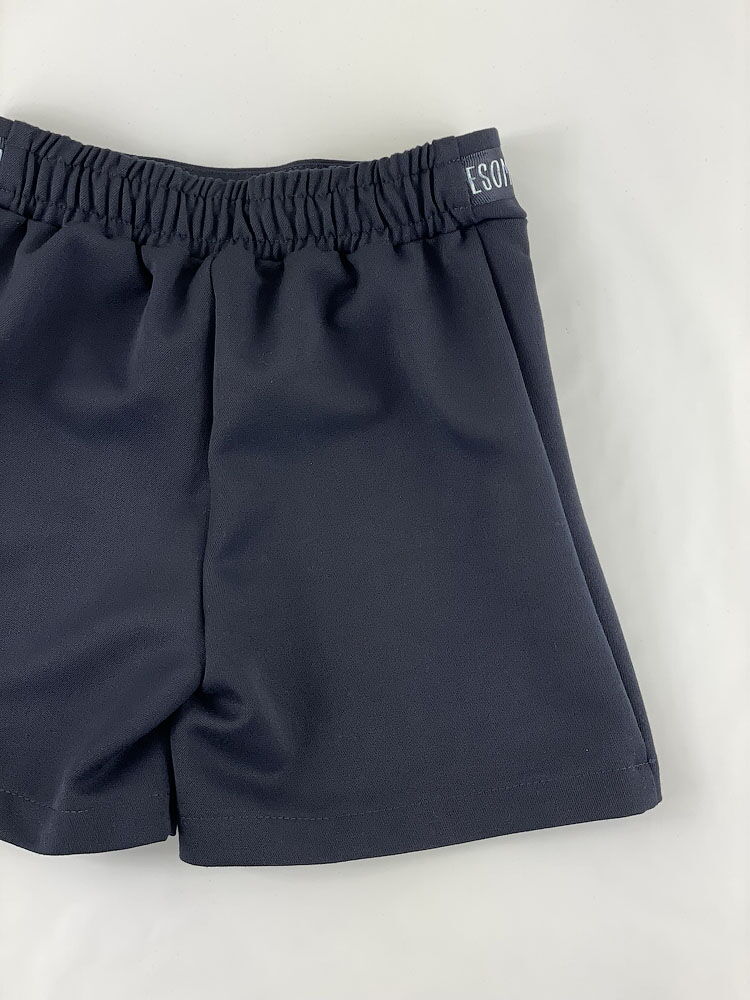 Юбка-шорты для девочки Mevis синяя 3695-01 - фотография