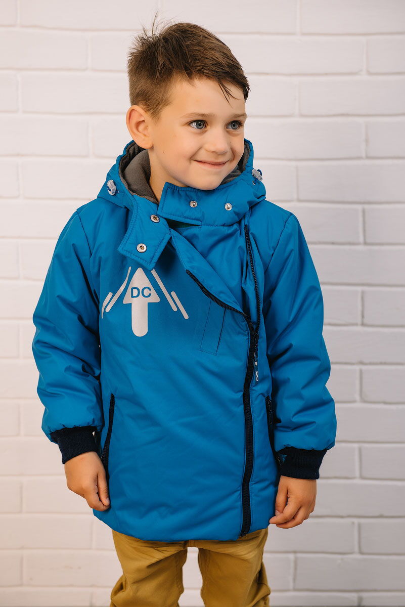 Зимняя куртка для мальчика DС Kids Логан синяя - цена