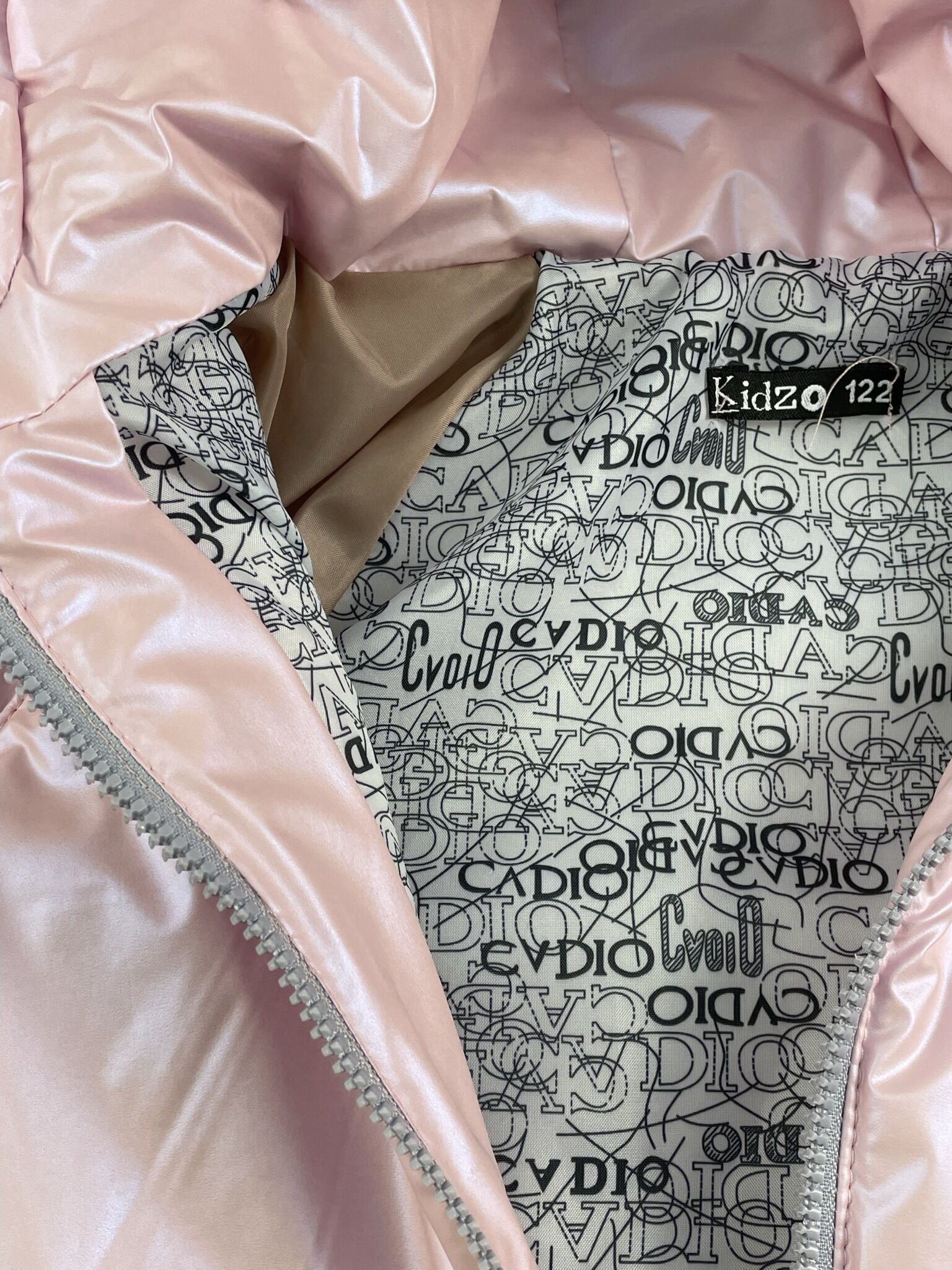 Деми куртка для девочки Kidzo Хамелеон розовая 2214 - картинка