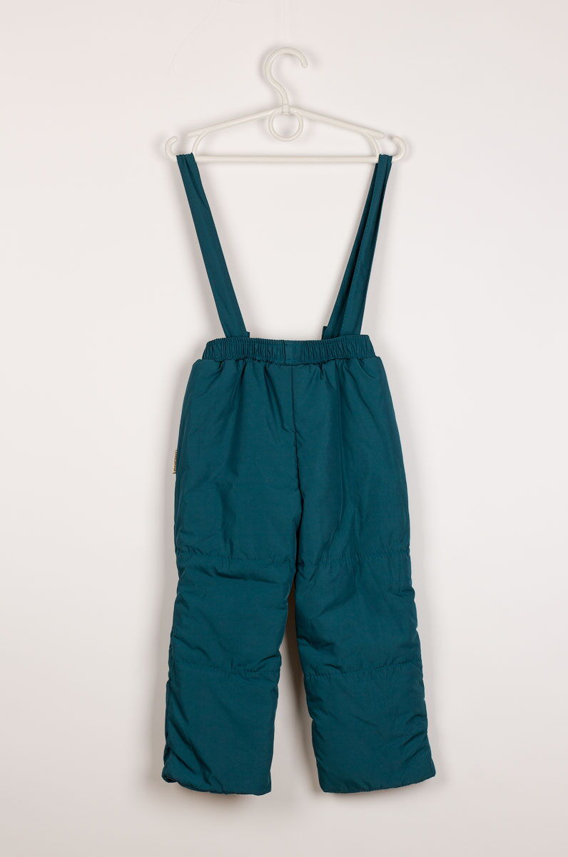 Зимний комбинезон (штаны) для девочки Одягайко зеленый 00172 - фото