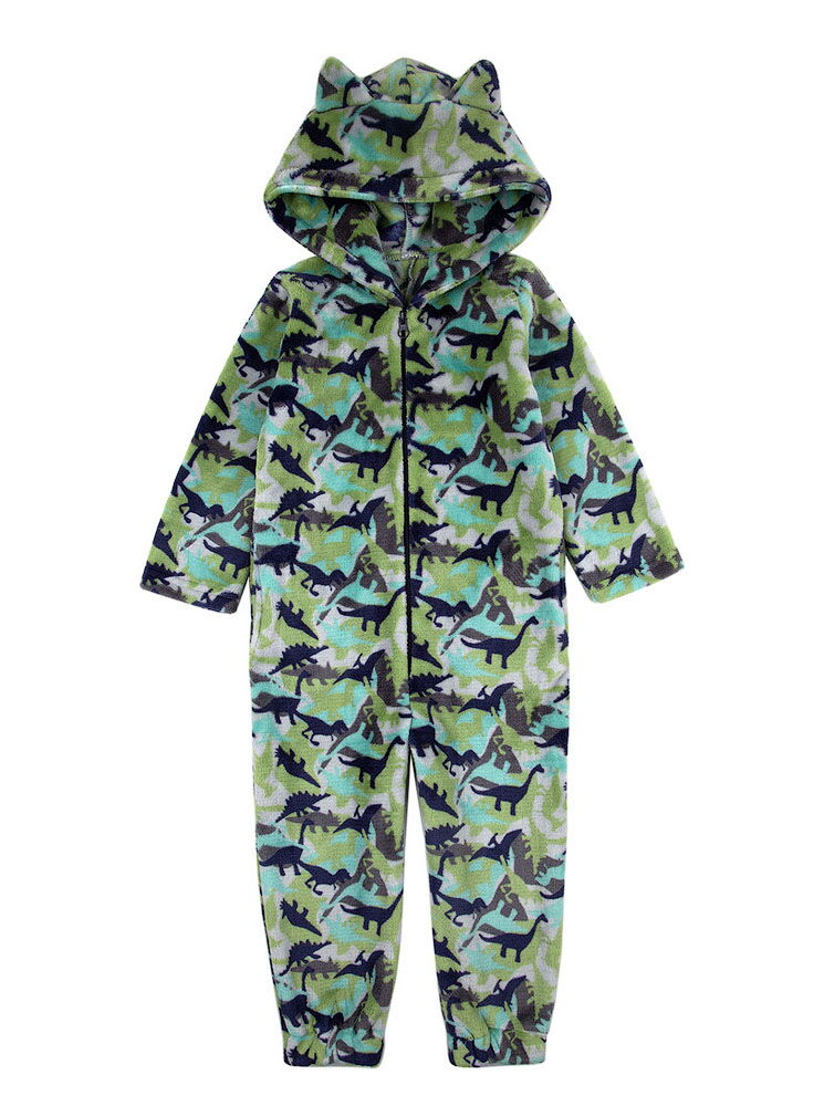 Пижама кигуруми для мальчика Фламинго Динозавры зеленый 779-910 - цена