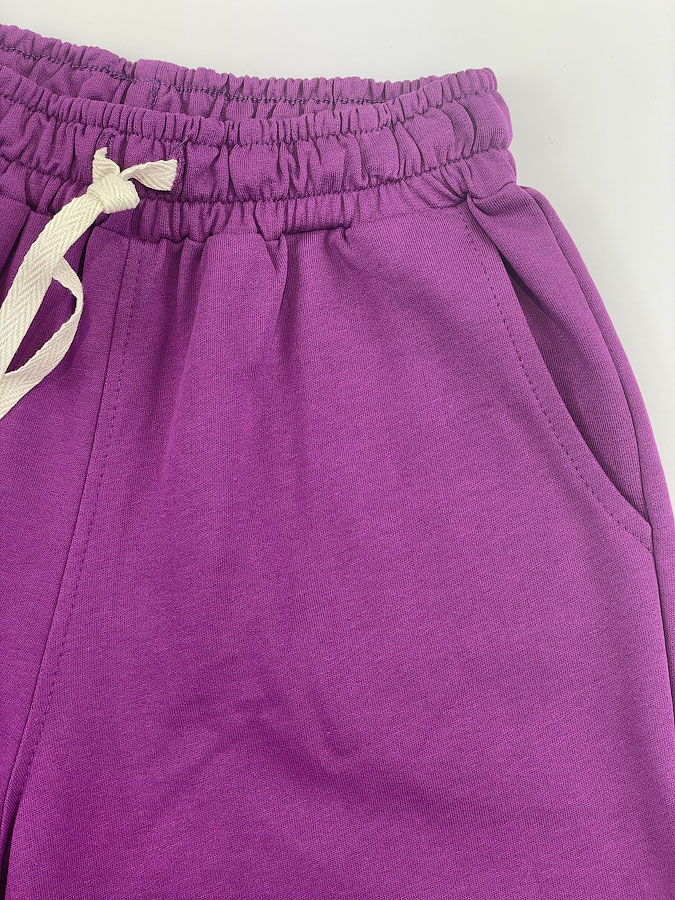Костюм футболка и шорты для девочки Hart фиолетовый 1198 - фотография