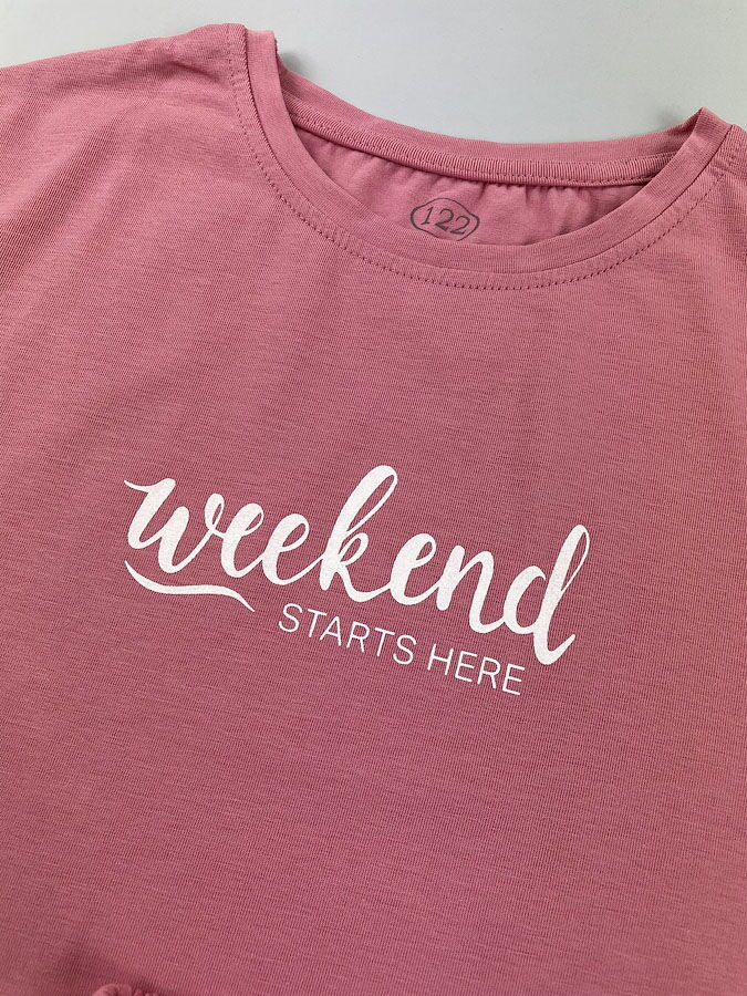 Комплект футболка и шорты для девочки Фламинго розовый 837-416 - картинка