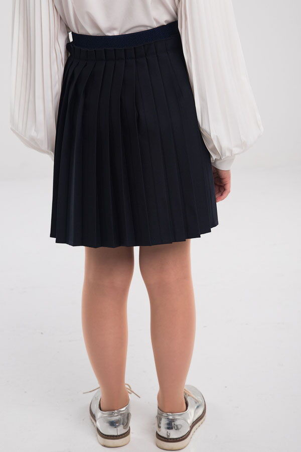 Школьная юбка для девочки SUZIE Эльза синяя 81001 - фото