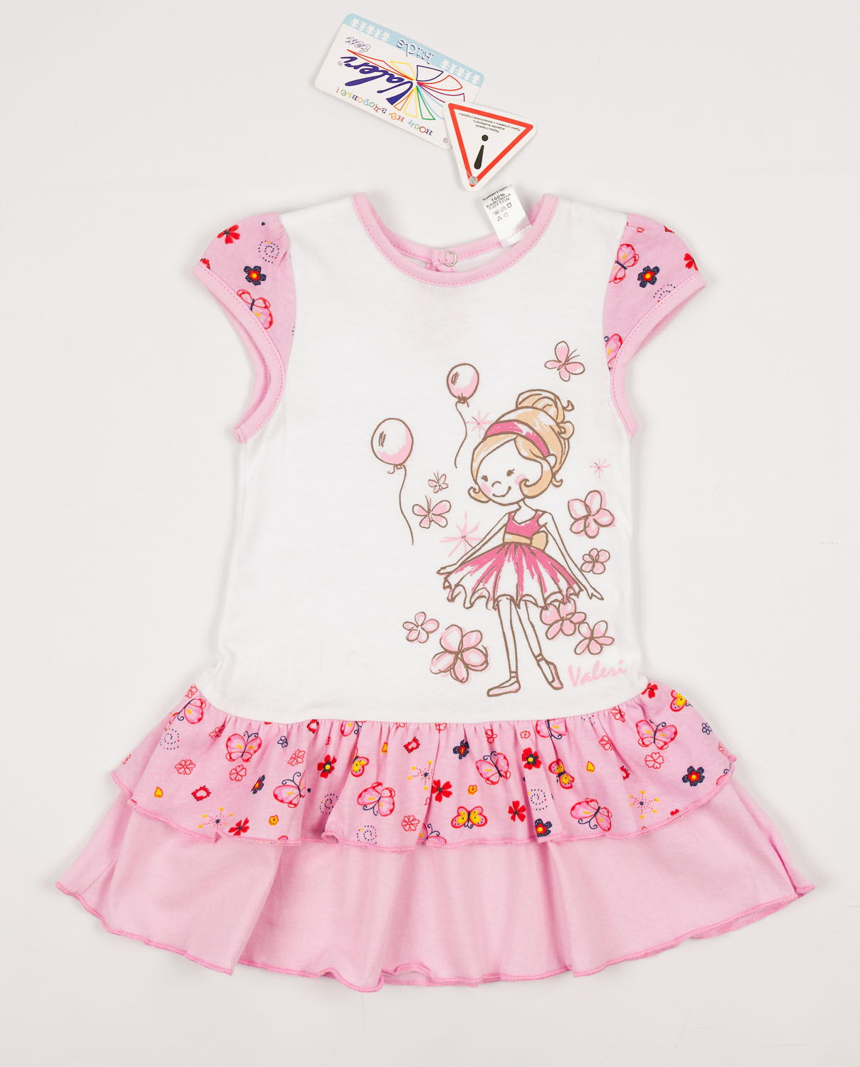 Платье для девочки Valeri tex розовое 1803-55-024 - цена