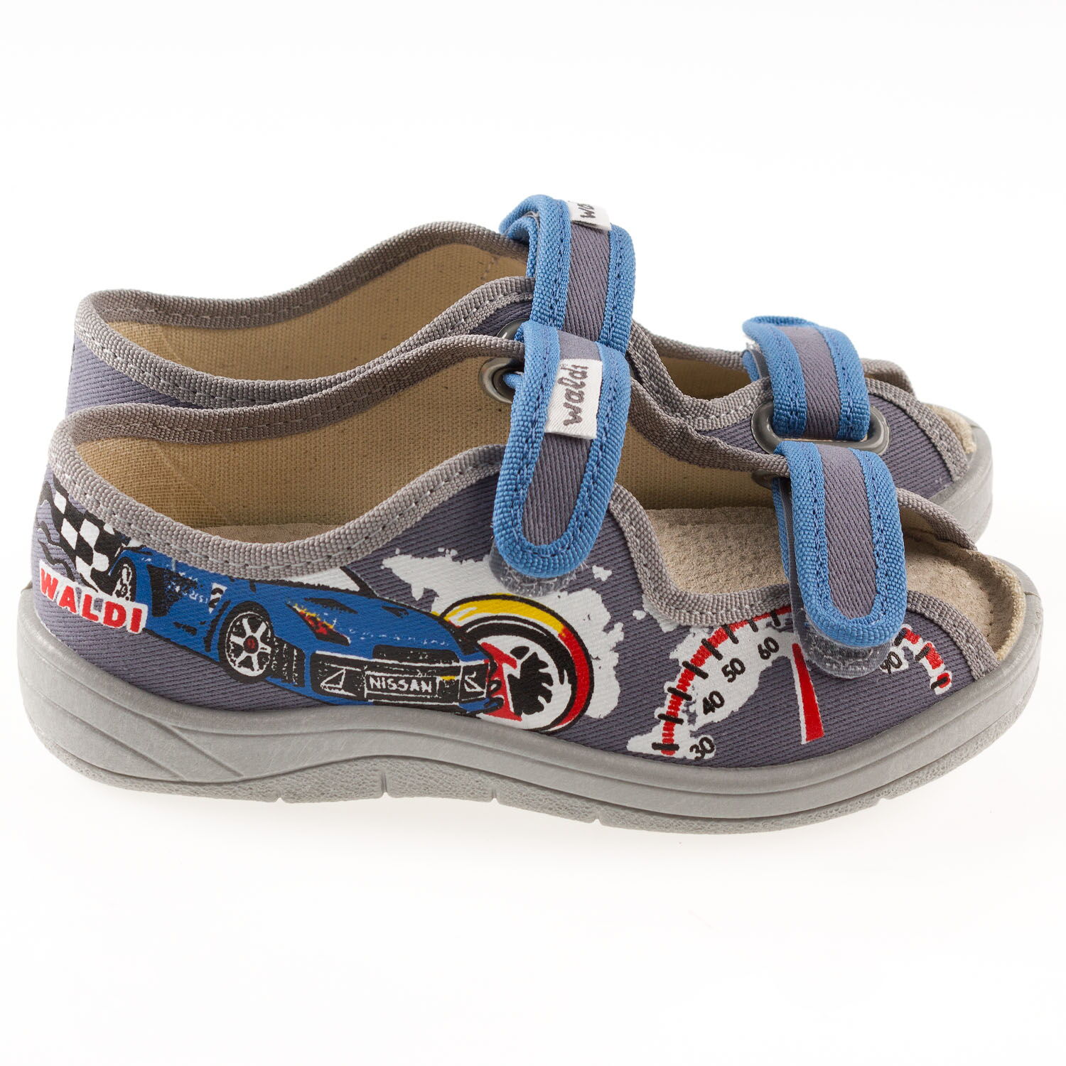 Сандалики для мальчика Waldi Дима серые 37А-766 - размеры
