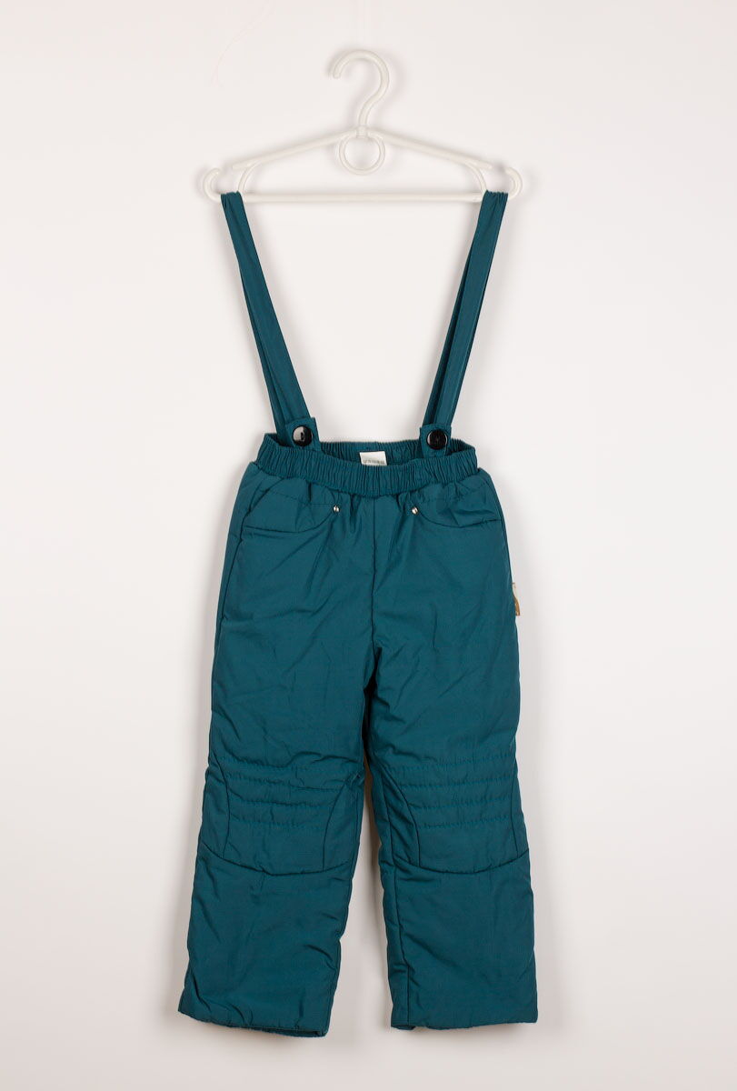 Зимний комбинезон (штаны) для девочки Одягайко зеленый 00172 - цена