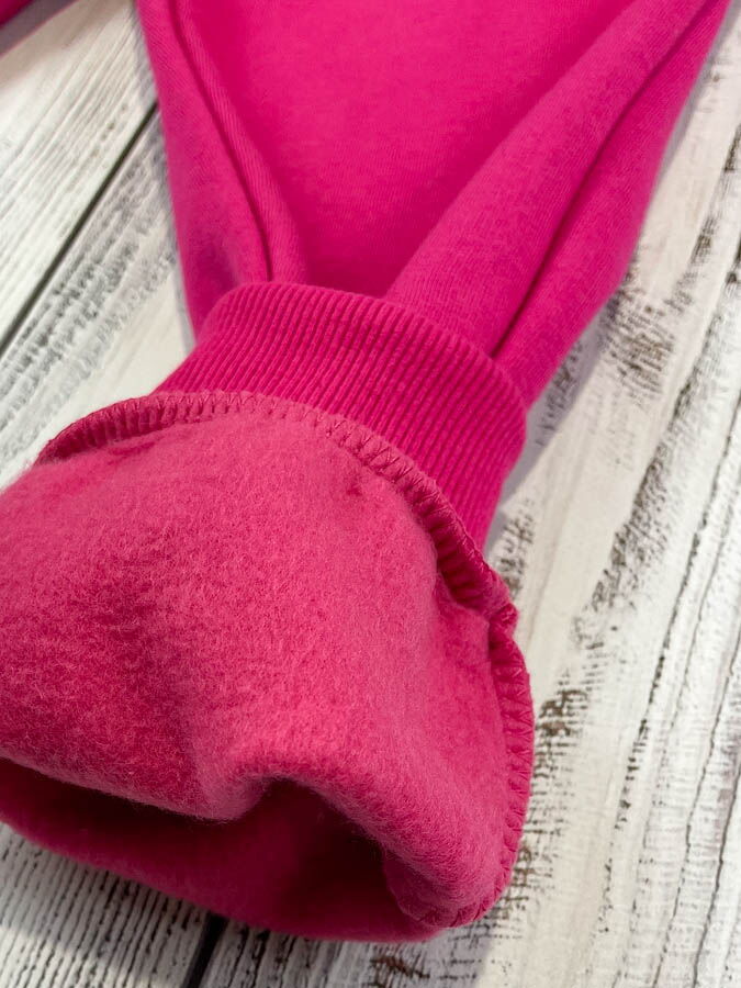 Утепленный костюм для девочки Фламинго малиновый 721-341 - фото