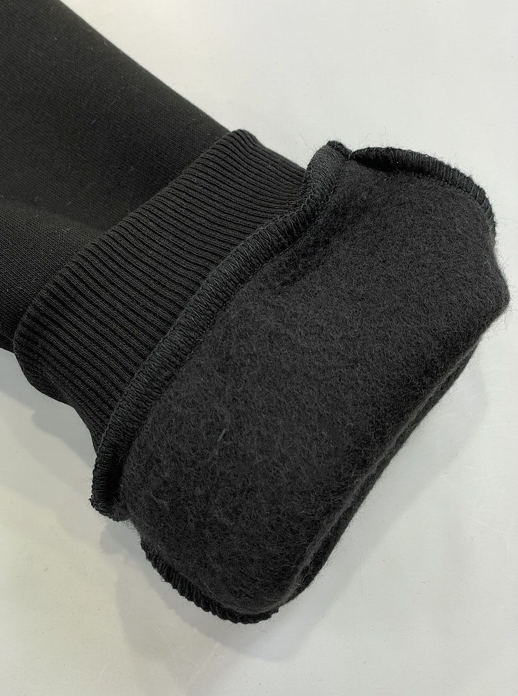 Утепленные спортивные штаны детские Робинзон черные 405 - размеры