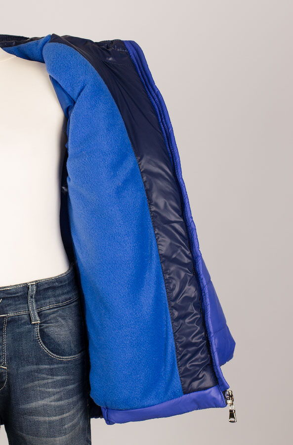 Куртка зимняя для мальчика Одягайко синяя 2759 - фото