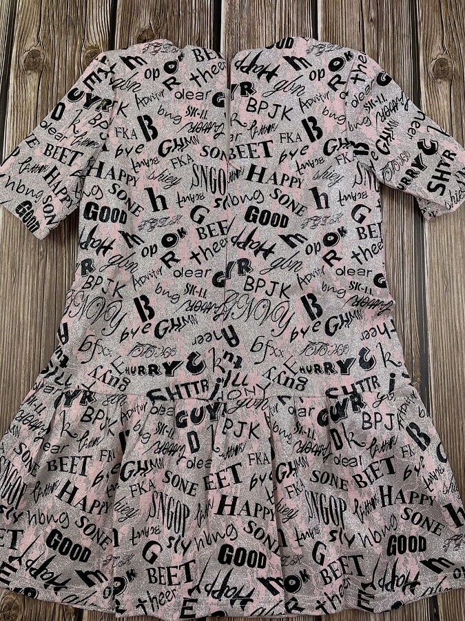 Нарядное платье для девочки Mevis розовое 4041-01 - фото