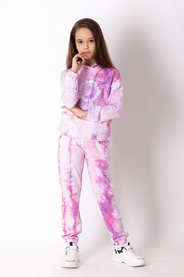 Спортивный костюм для девочки Mevis розовый 3744-01 - цена