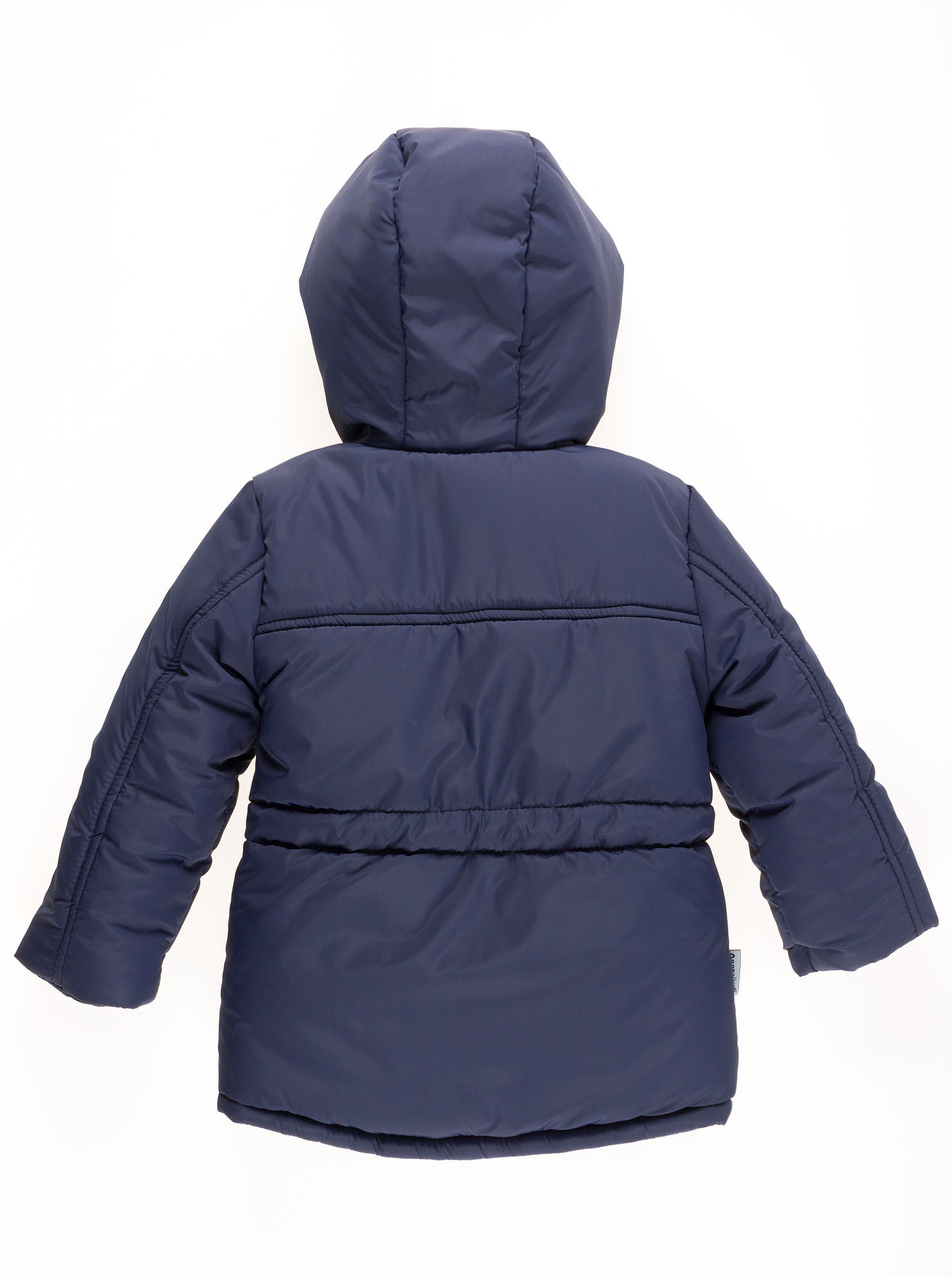 Куртка зимняя для мальчика Одягайко темно-синяя  20012О - фото