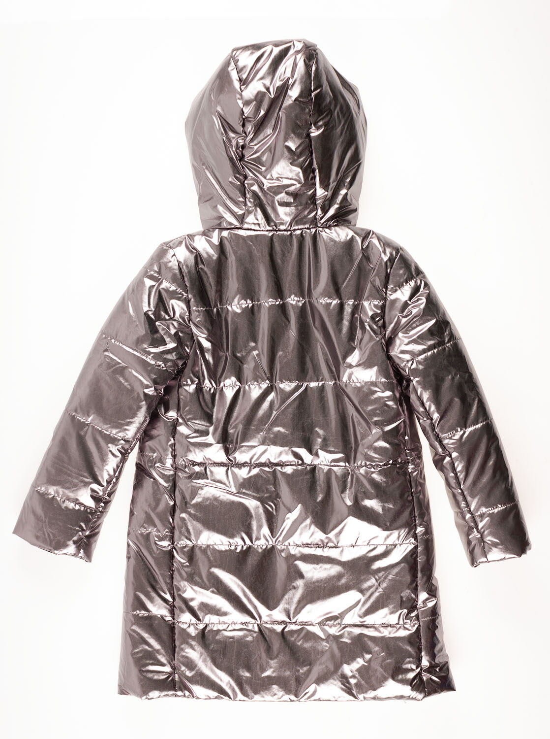 Куртка для девочки Одягайко темное серебро 22352 - размеры