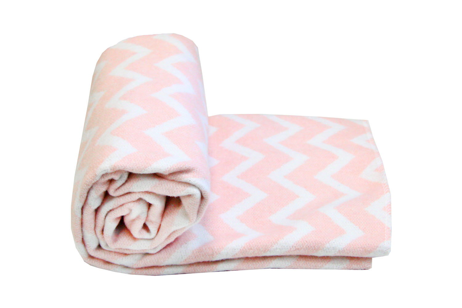 Одеяло-плед детское Vladi Зигзаг розовый 100*140 - размеры