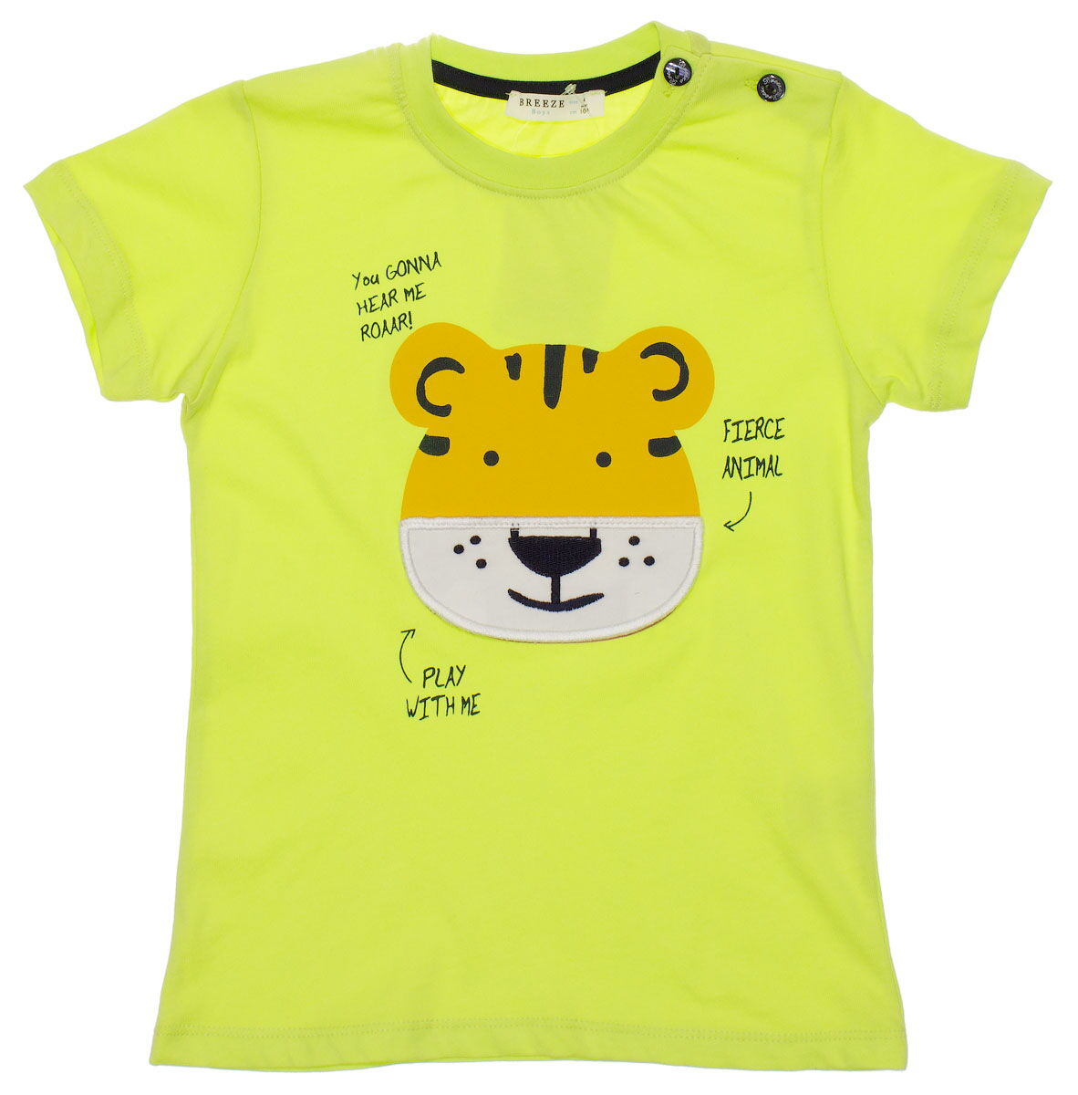 Комплект для мальчика футболка и шорты Breeze салатовый 11810 - размеры