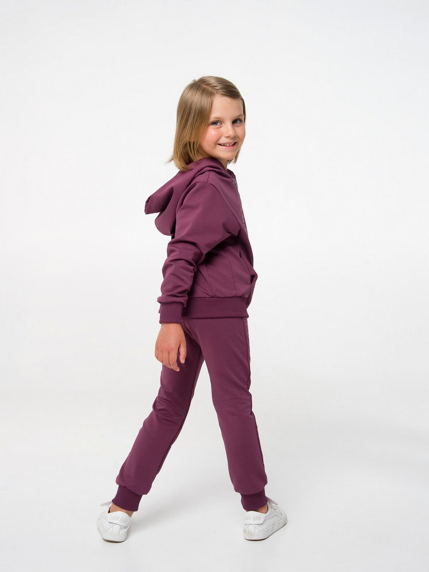 Спортивный костюм для девочки SMIL бордовый 117299 - размеры