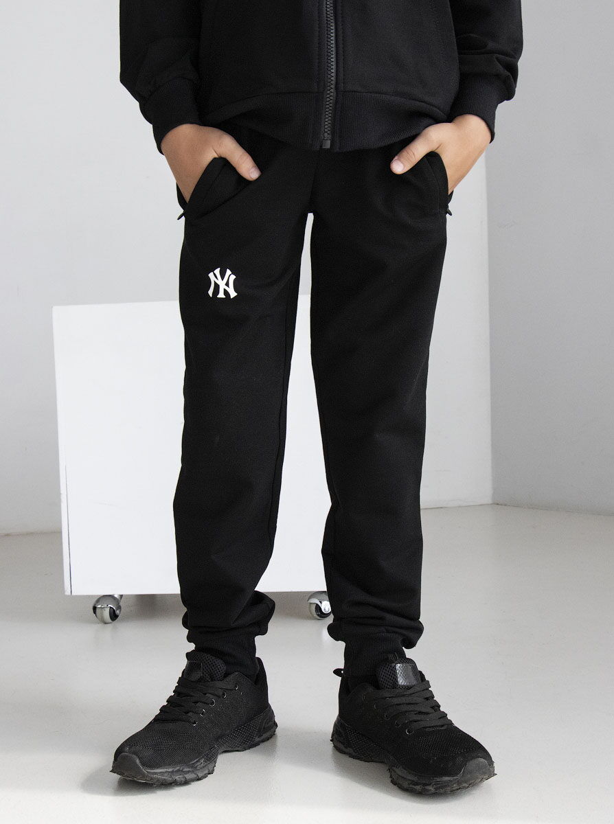 Спортивный костюм для мальчика Kidzo черный 2104 - фото