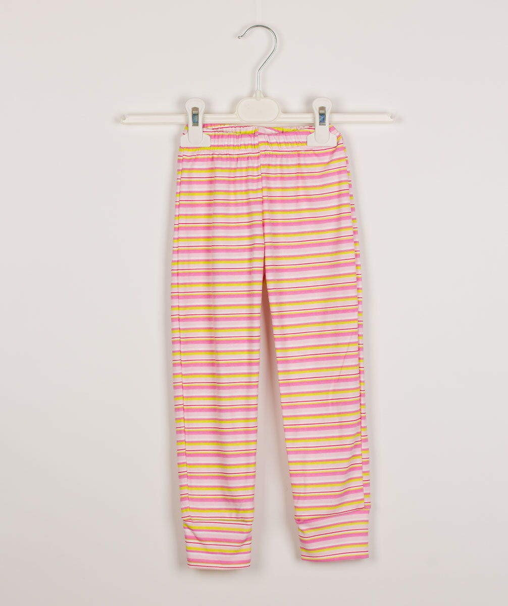 Пижама для девочки Фламинго Пазлы розовая 245-222 - картинка